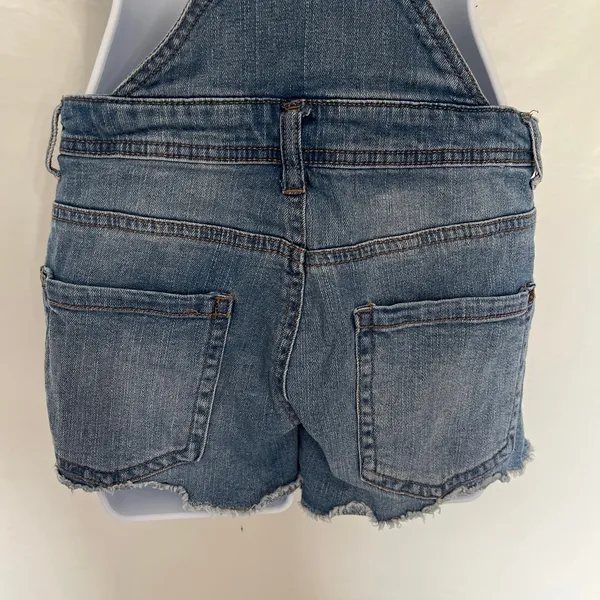 Empyre Cora Denim Y2K Jean Women Shortalls Sz 5 Grunge Indie Distressed Raw - Image 10