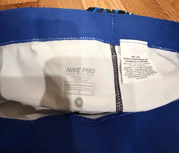 Nike Pro Haze Compression Capri dry fit Legging 729415-480 blue,black,neon green - Image 15
