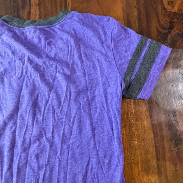 Campus Lifestyle Colorado Rockies MLB Purple V-Neck Graphic T-Shirt Womens Small - Image 11