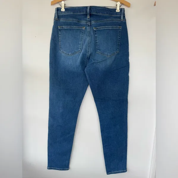 LOFT Blue Skinny Jeans High Rise Style‎ 27 / 4 Business Casual - Image 2