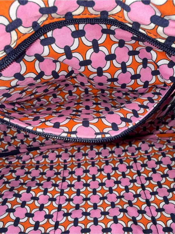 Vera Bradley Pink ‘She Loves Me’ Sunflower Quilted Shoulder Bag - Image 6