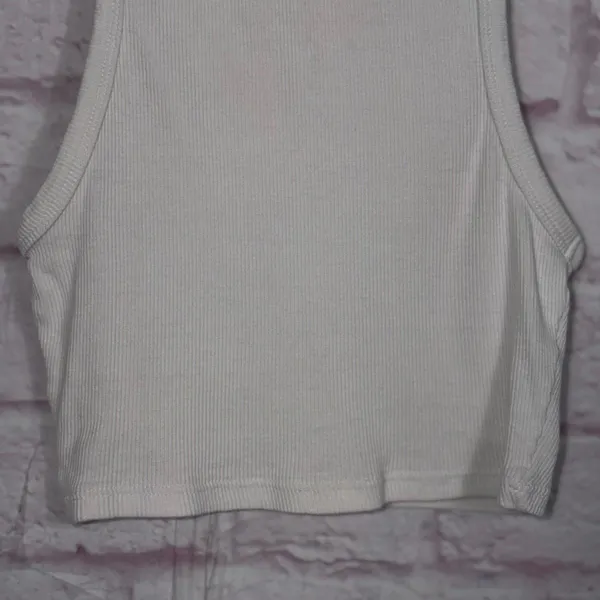 Zara Women's Small Ribbed Tank Top - Image 3