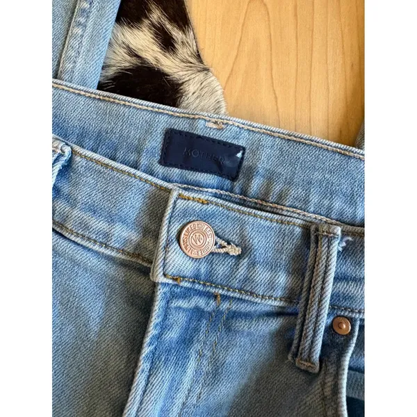 MOTHER High Waisted Rider Skimp In High-Life Jeans Size 30‎ - Image 4