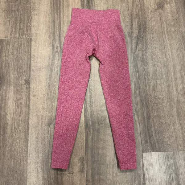 Bo+Tee Womens Red 2PC Seamless Sports Bra Legging Yoga Pant Set XS/Small - Image 5