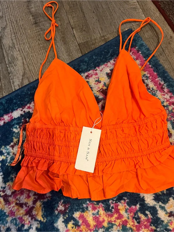 NWT sim & sam tank top size M - Image 4