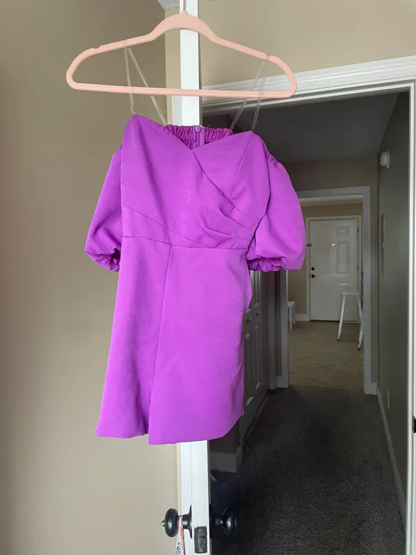 DO+BE Purple Romper - Image 4