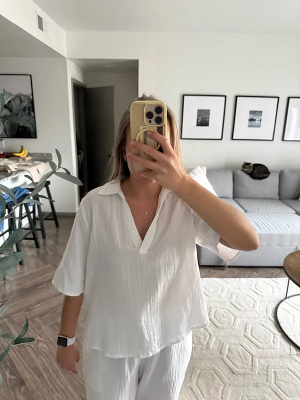 Aritzia White Cotton Set   - Image 2