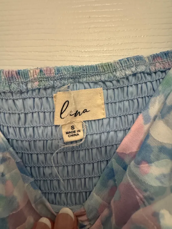 Preppy blouse Blue - Image 3
