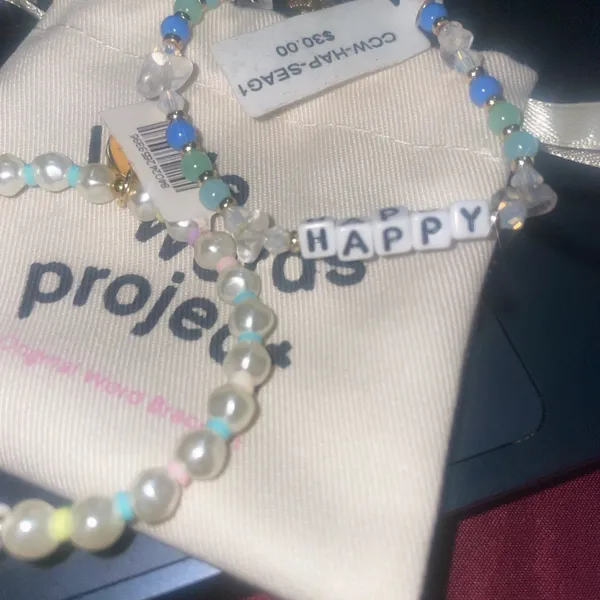 Little Words Project Beaded Bracelets Set Blue - Image 6