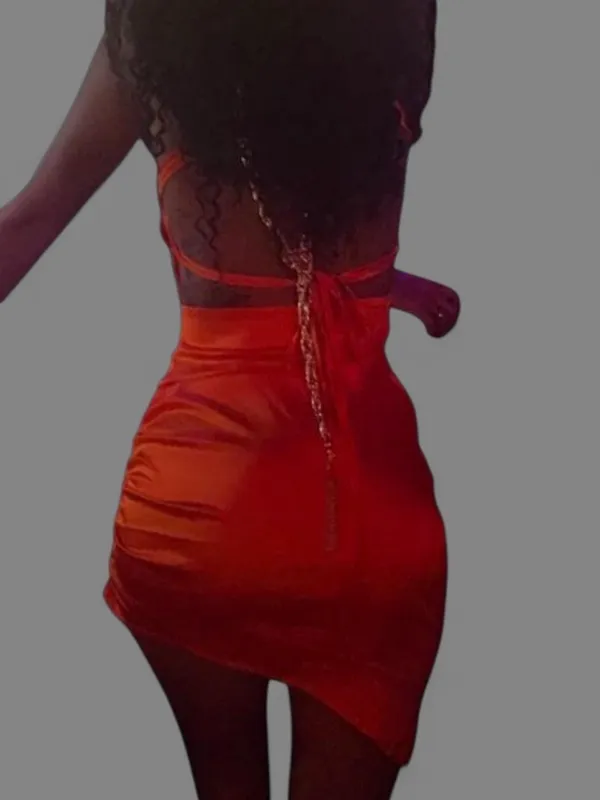 Orange dress Size XS - Image 5
