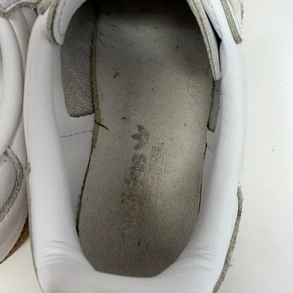 Adidas Samba OG Sneaker White Grey Gum Leather Suede Womens Size 7 - Image 9