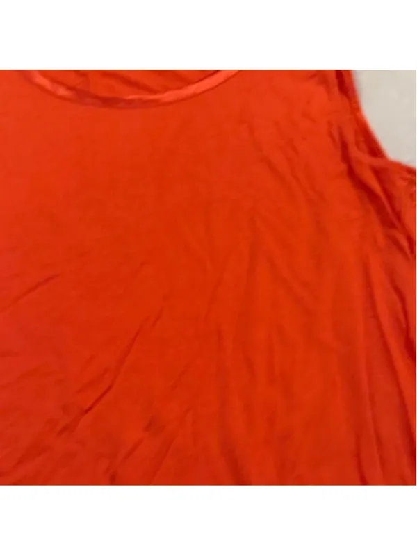 Banana Republic Orange Sleeveless Top Medium - Image 4