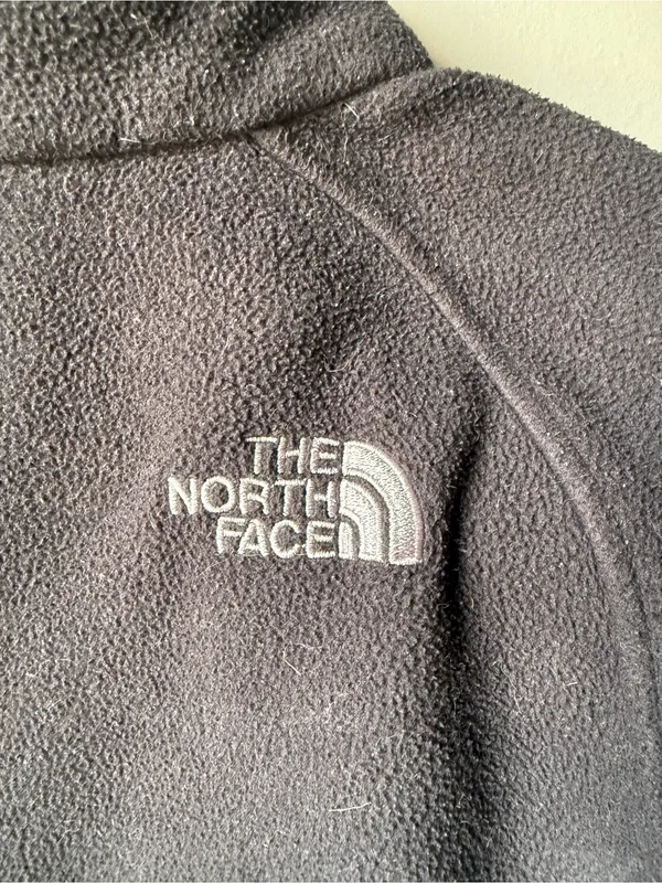 The North Face Full Zip Fleece Jacket Gray Outdoor Hiking XS - Image 5
