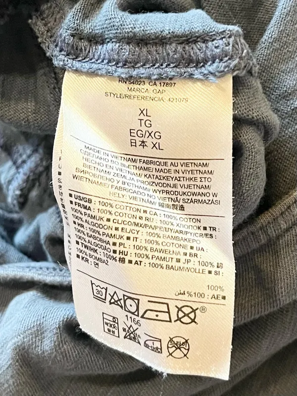 GAP BODY Blue Tank Top/Shorts Romper XL - Image 4