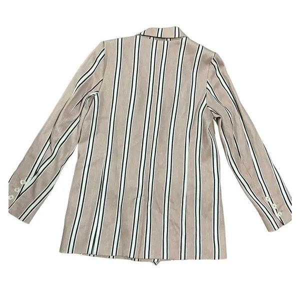 Free People Uptown Girl Blazer sz small‎ soft pink combo - Image 6