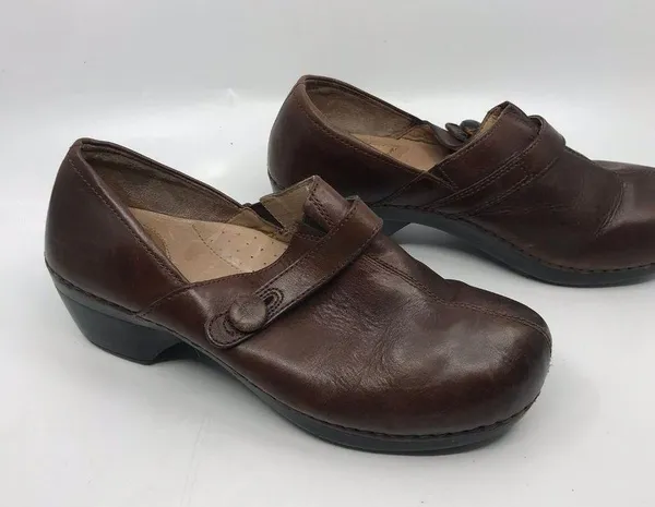 Dansko Dark Brown Unisex Clogs Size: EU 40 - Image 3