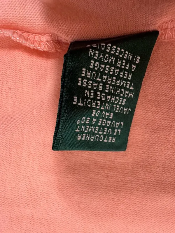 Ralph Lauren Orange Short-Sleeve Graphic Crewneck Tee - Image 9