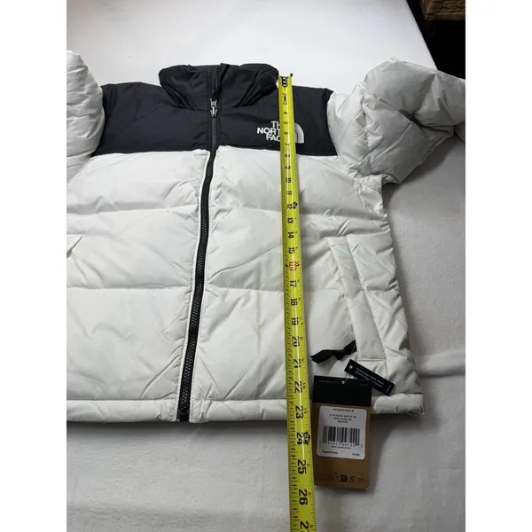The North Face Women's 1996 Retro Nuptse Puffer 700 Down White Black NWT Medium - Image 8