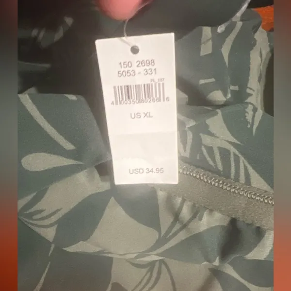 Aerie Offline Real Me Ballet green Bra Horizon Floral Longline Softy size XL - Image 3