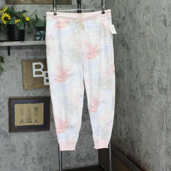 NWT Style & Co. Womens Printed Jogger Pants Pink Camo XL - Image 2