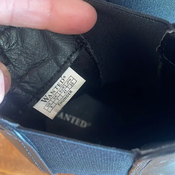 WANTED THUNDER CHUNKY BOOT SIZE 9 Black - Image 4