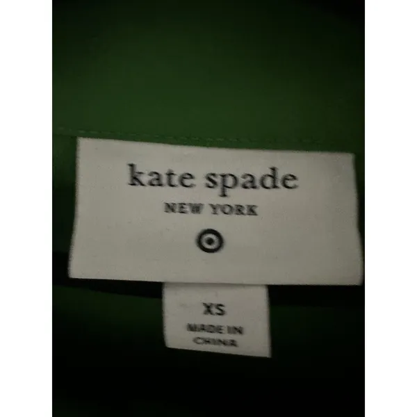 Kate Spade New York Shirt Dress green Sz XS Vibrant Autumn Vibe! pumpkin patch - Image 6