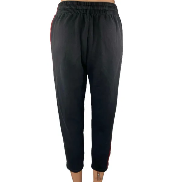 Aritzia Tna Black Striped High Waist Crop Tapered Trousers Jogger Pants Size XS - Image 3