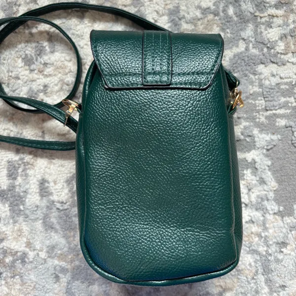 Women’s dark green shoulder crossbody bag - Image 10