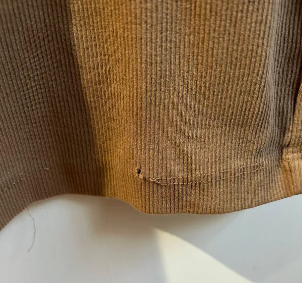 ZARA Ribbed Cowl Neck Sleeveless MIDI Dress - Image 6