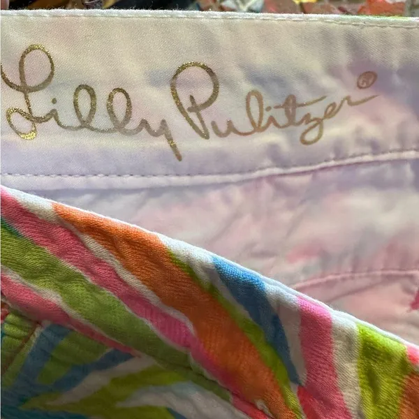 Lilly Pulitzer Buttercup Scallop Shorts Womens 2 Shellabrate Pink - Image 5