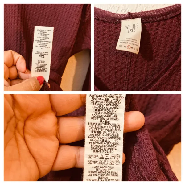 We the free Catalina Thermal tunic SZ S - Image 6