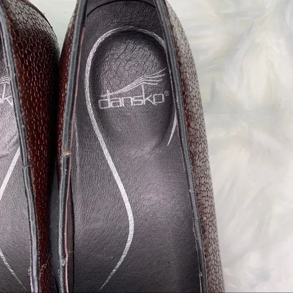 Dansko Brown‎ Cobblestone Olivia Leather Loafer - Image 3