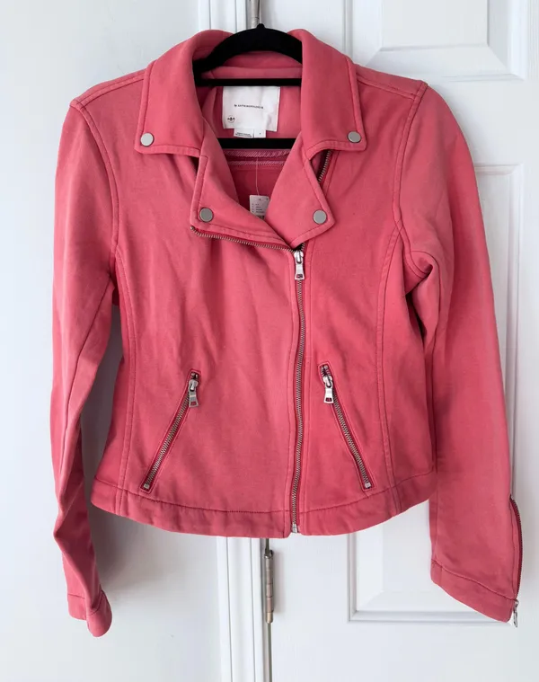 Anthropologie The Sage Knit Moto Jacket, Size S - Image 6