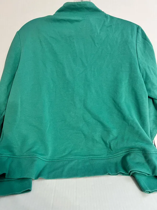 Adidas Ladies Green Half-Zip Pullover  - Image 2