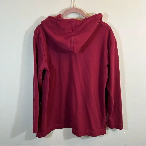 ✨‎ Champion Women’s Red Quarter Button Iowa State Hoodie Large - Image 9