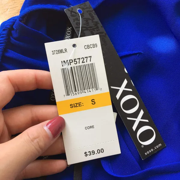 XOXO Royal Blue Blouse - Image 4