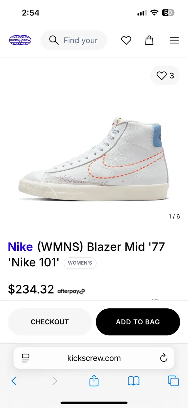 Nike Women’s Blazer Mid 77 Sneakers - Image 3