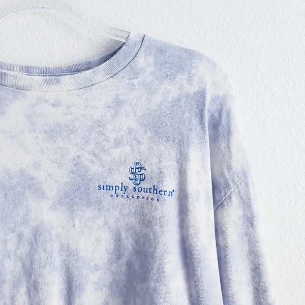 Simply Southern Blue Jean Baby Tie Dye Long Sleeve Top - Image 7