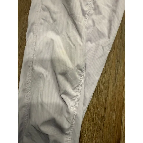 Lululemon Dance Studio Jogger Lavender Pinstripe Pants liner Size 8 flaw - Image 5