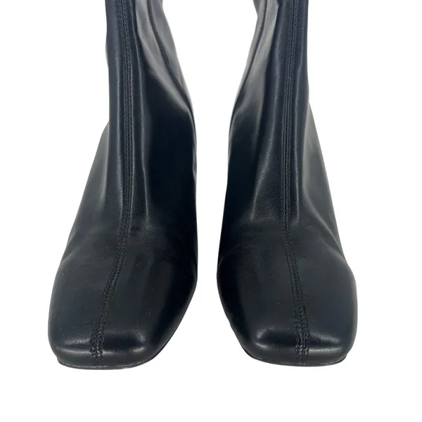 Silent‎ D Carina Heeled Ankle Boots Black Leather Size 39 - Image 6