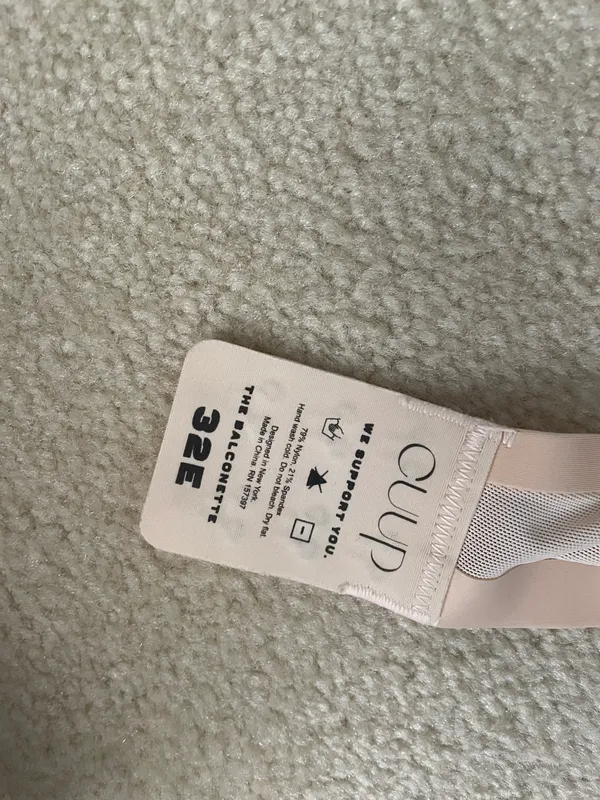 CUUP Nude Balconette Bra Tan Size 32 E / DD - Image 3