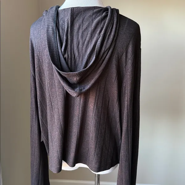 Athleta Harmony Pose Hooded Crop Sweater - Image 5