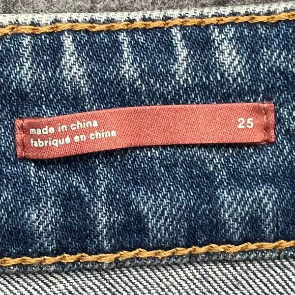 Pilcro Jeans Women 25 Blue‎ Distressed Mom High Rise Denim Stretch Festival - Image 11