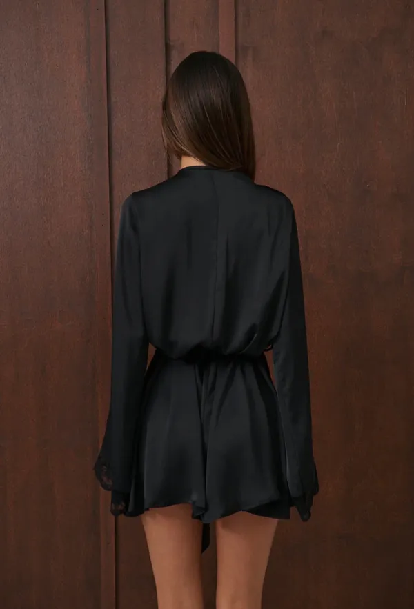 Kat The Label Sidney Robe Black - Image 2