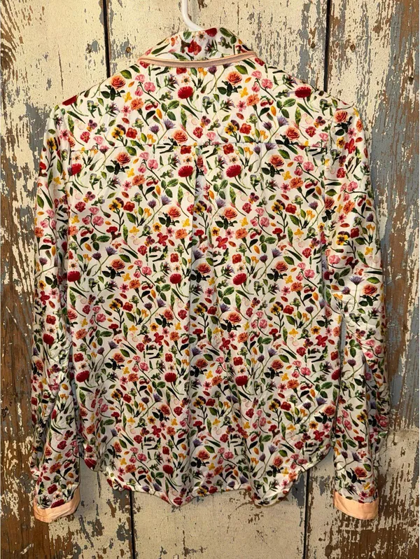 Anthropologie E by Eloise pajama top women’s size small - Image 5