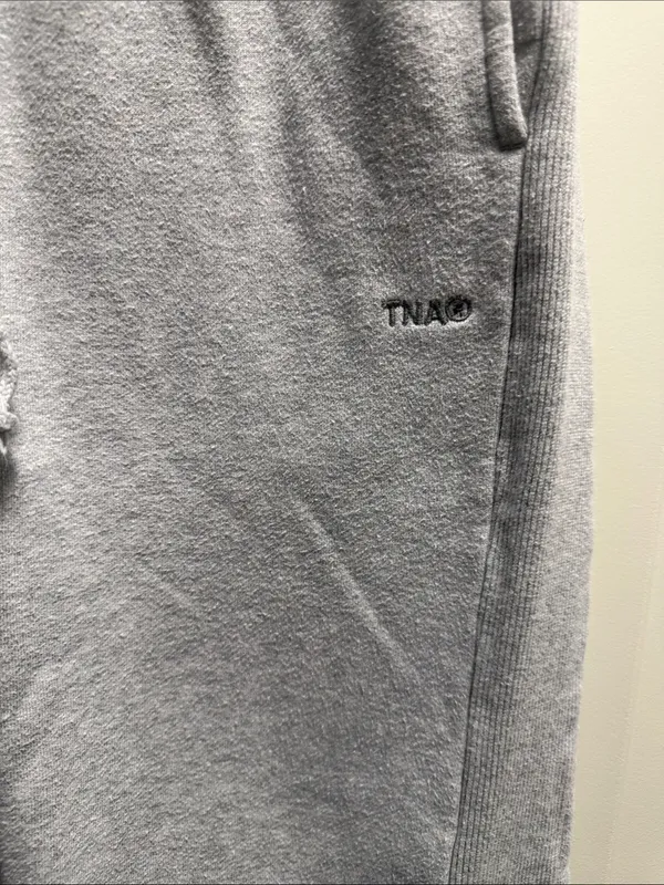 Aritzia TNA Sweatfleece Cozy Fleece Boyfriend Fit Gray S - Image 5