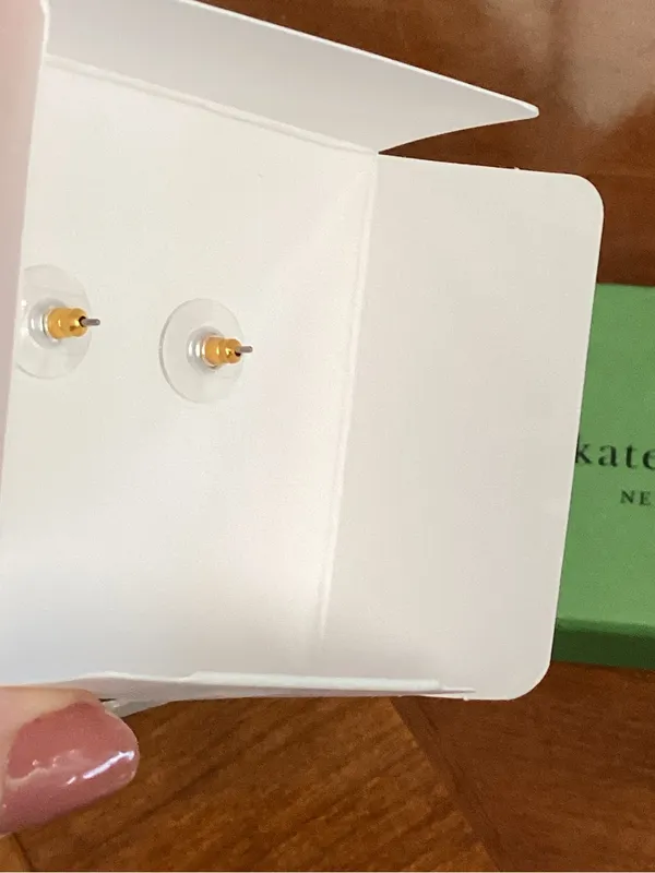 Kate Spade New York Pavé Paw stud earrings - Image 3