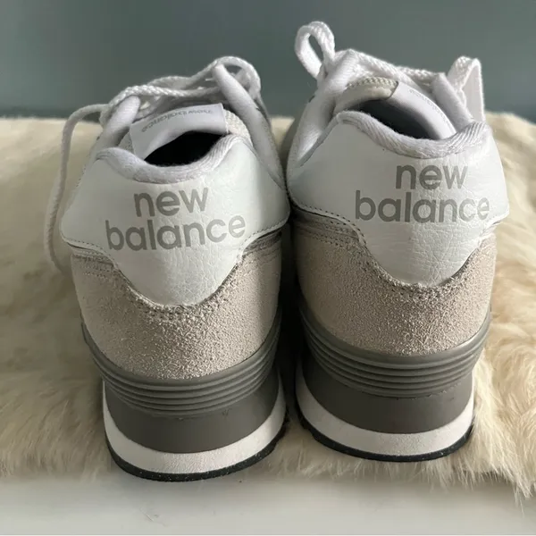 New Balance Women’s 574 Core Suede Mesh Sneakers - Image 2