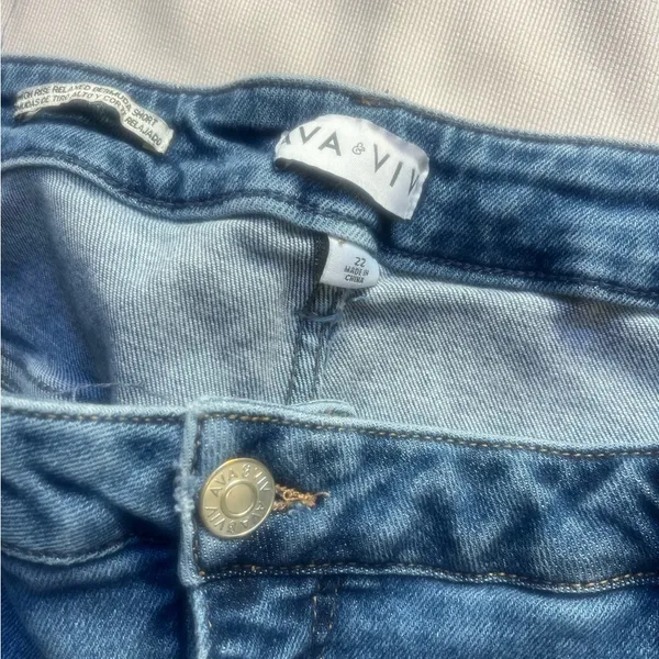 Women's Blue Denim Shorts - Image 5