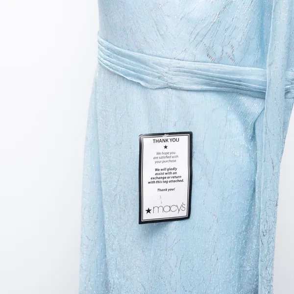 Adrianna Papell‎ | Floral Metallic Stencil Halter Gown - Image 8